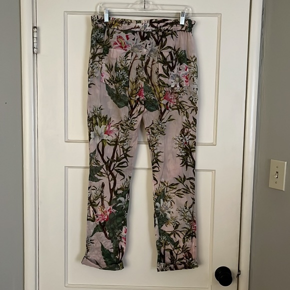Isabel Marant Etoile Floral Print Cotton Voile Pants Sz 36 - Picture 3 of 7